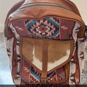 Myra Bag Tan Leather Backpack